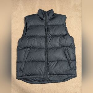 Men's MEC Black Down Fill Puffer Vest Size Medium